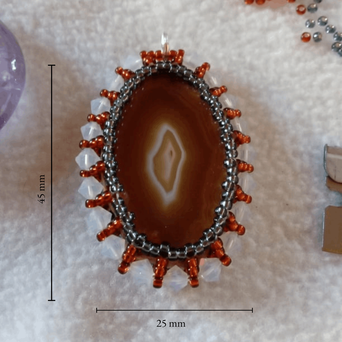 one-of-a-kind Agate Amulet.