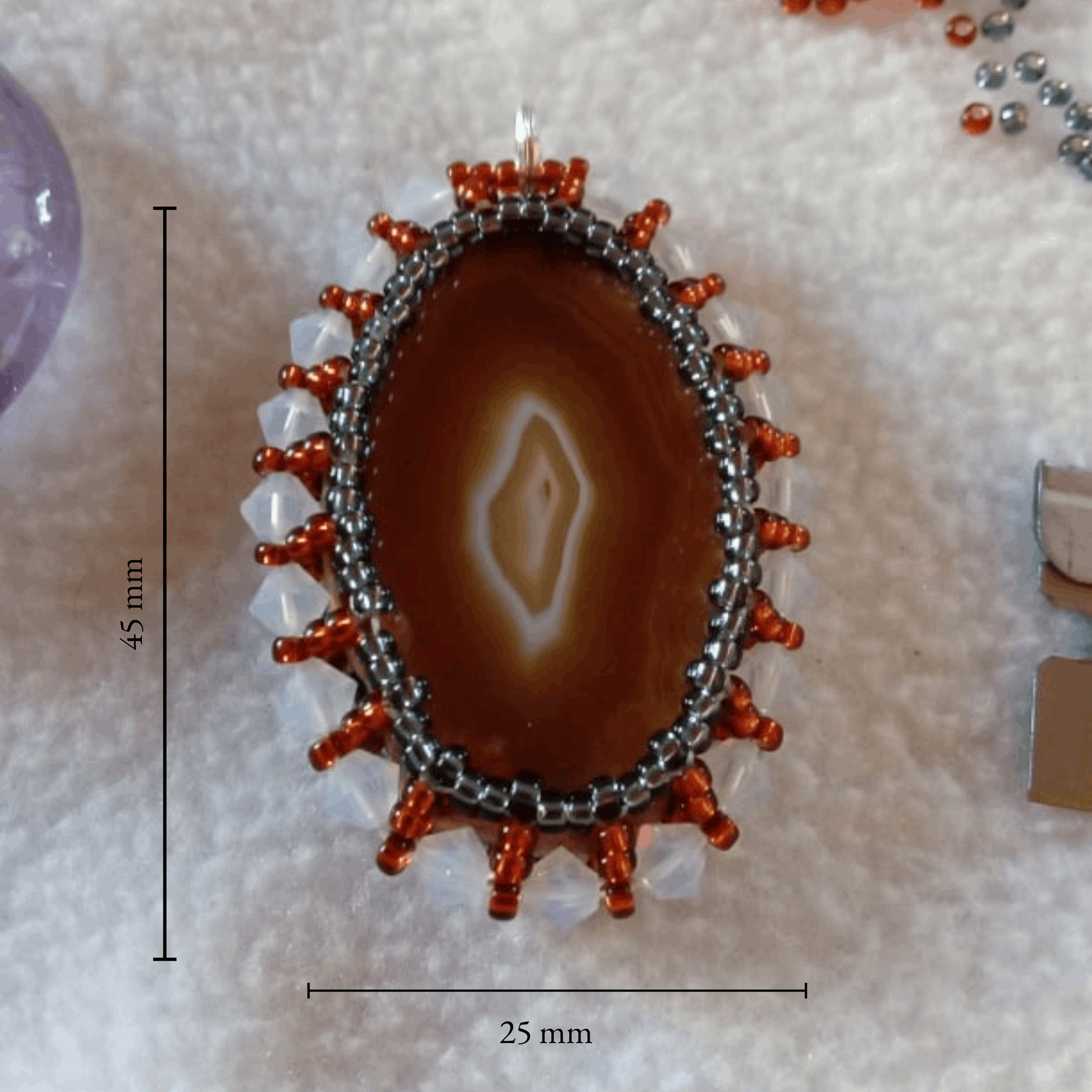 one-of-a-kind Agate Amulet.