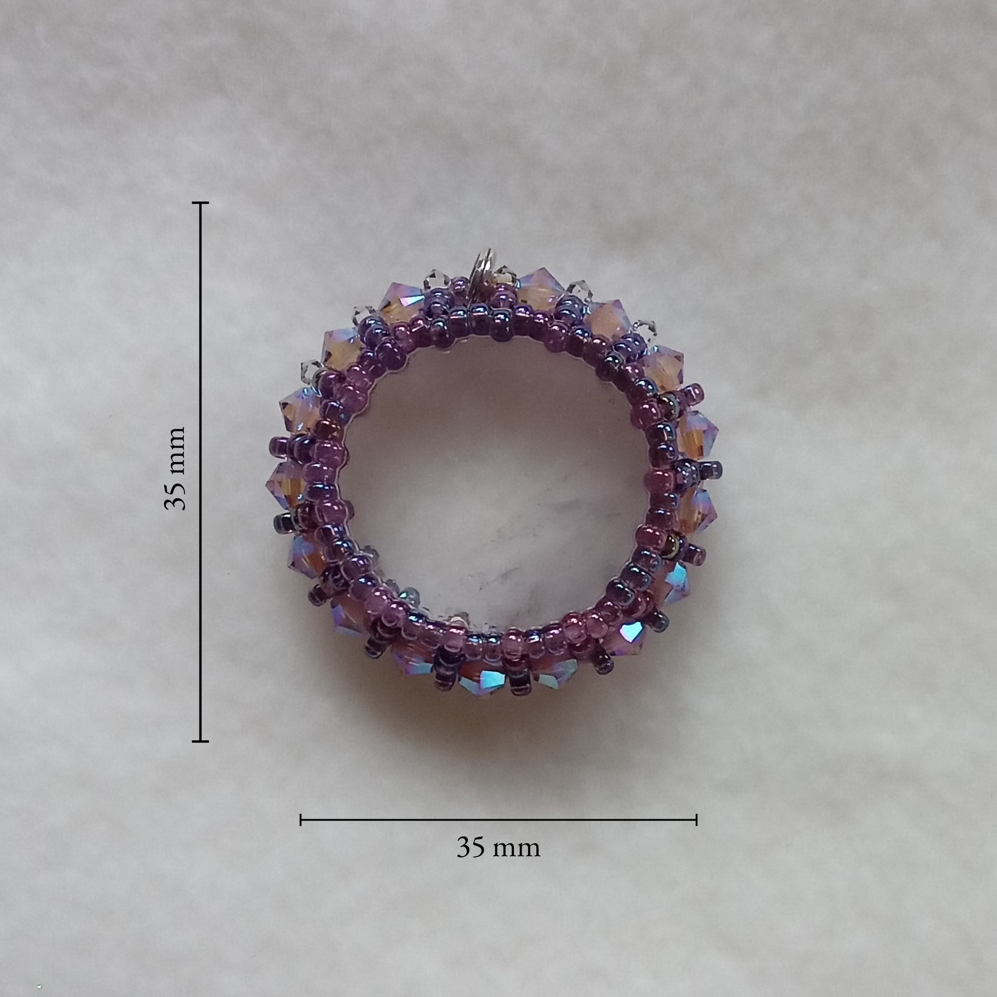 One of a kind quartz pendant