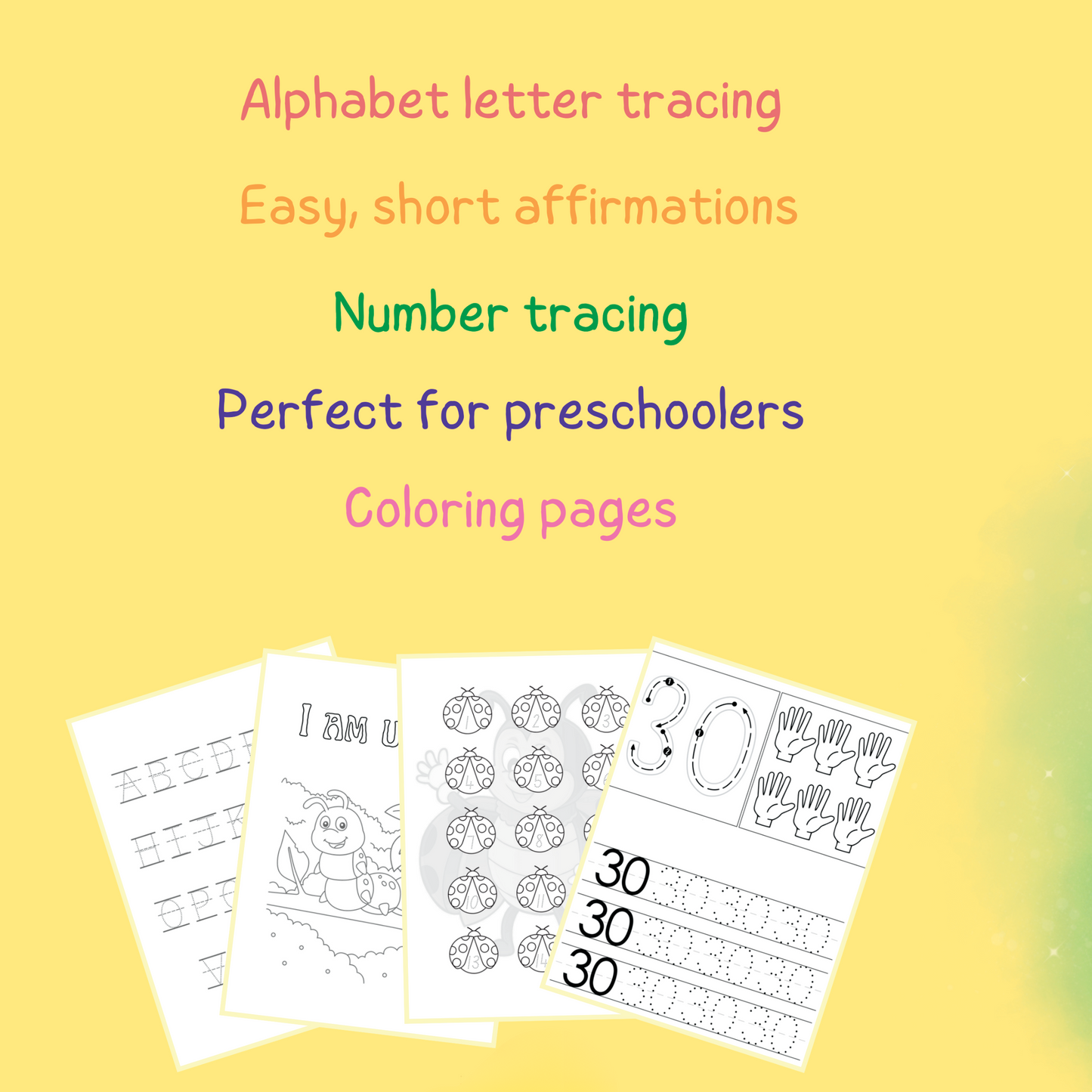 Self-Love Activity Book for Children - Boost Confidence with Playful Learning & Short Affirmations