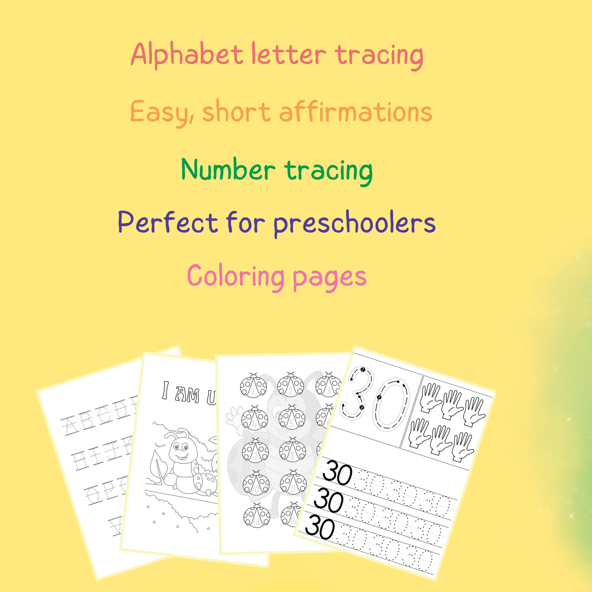 Self-Love Activity Book for Children - Boost Confidence with Playful Learning & Short Affirmations